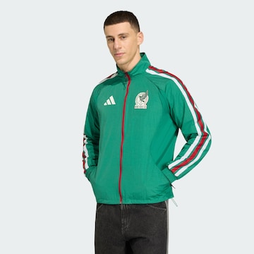 ADIDAS PERFORMANCE Trainingsjack 'Mexiko Anthem' in Groen: voorkant