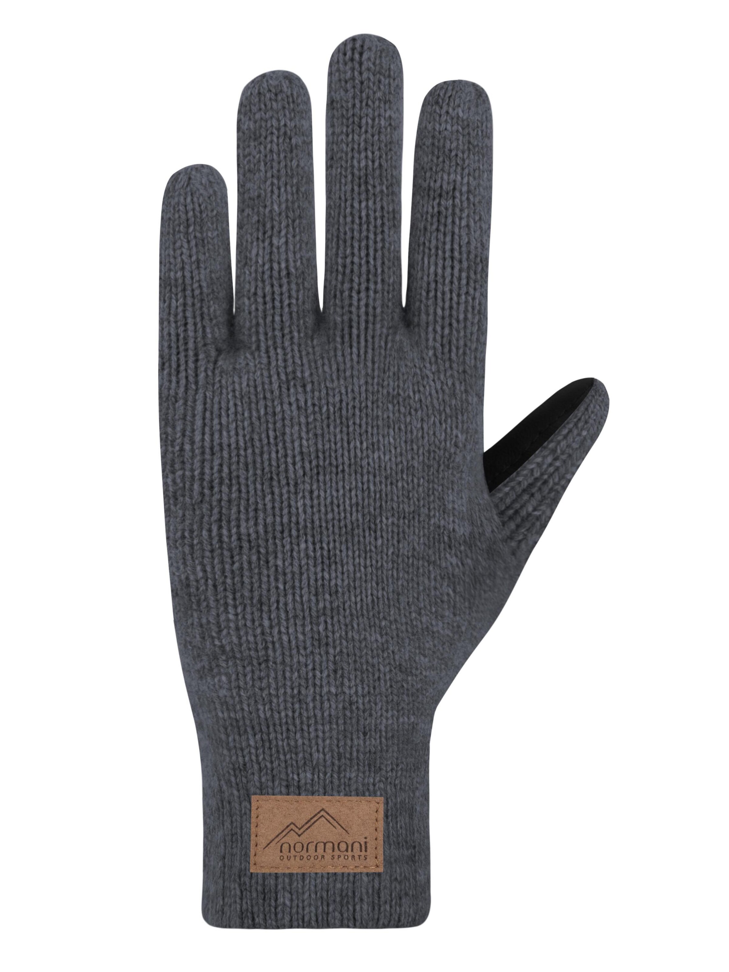 Gants 'Leanyer' normani en gris