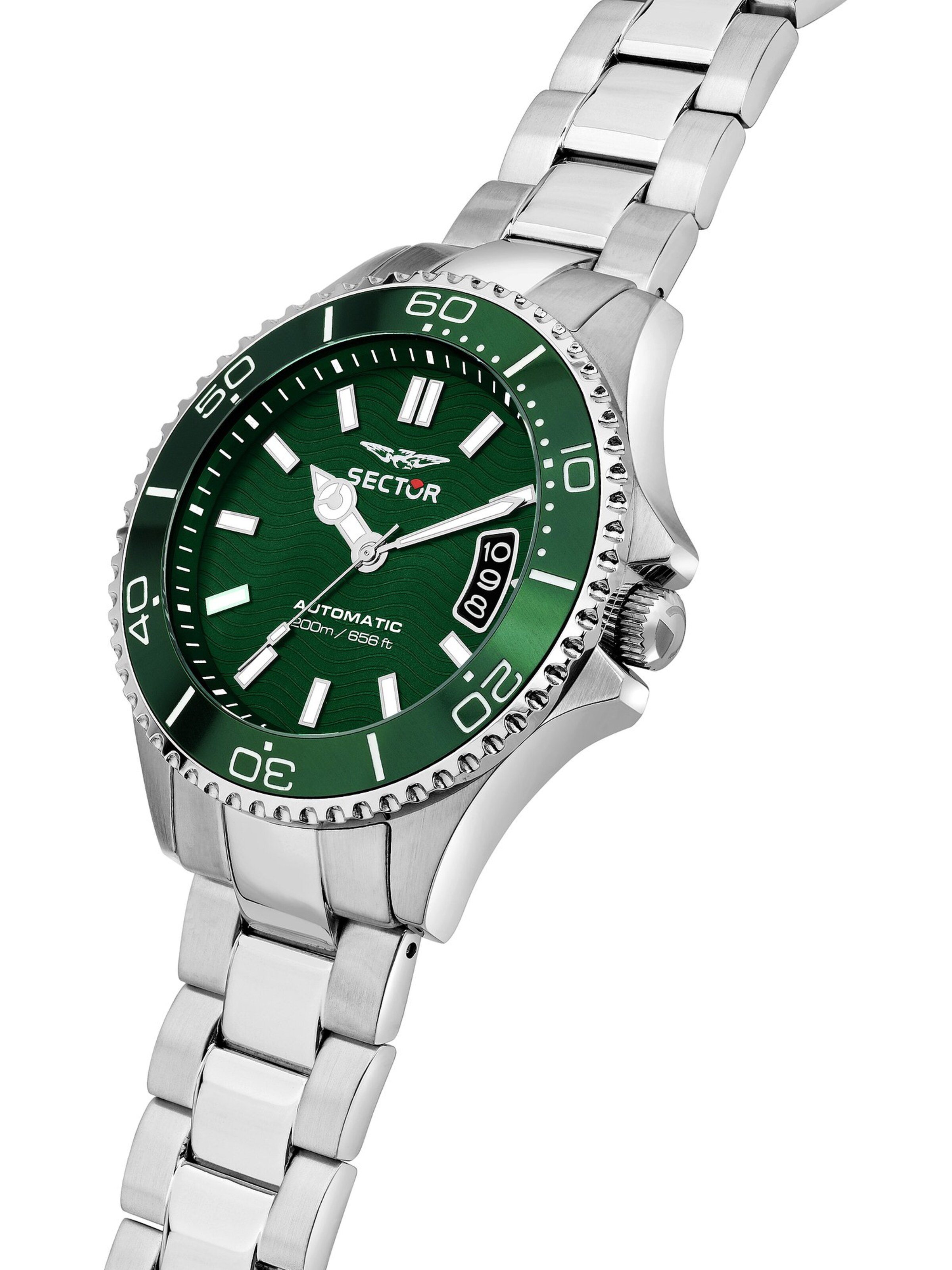 SECTOR Analoguhr in Silber