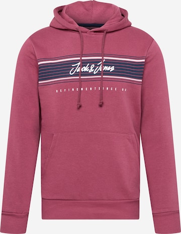 JACK & JONES Sweatshirt 'LEO' in Pink: predná strana