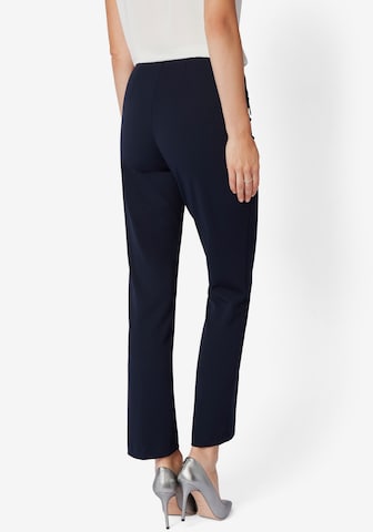 Select By Hermann Lange Regular Pleat-Front Pants in Blue