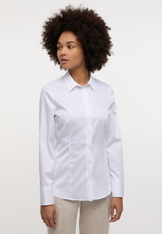 ETERNA Blouse ' FITTED ' in White: front