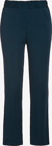 Ulla Popken Regular Broek in Blauw: voorkant