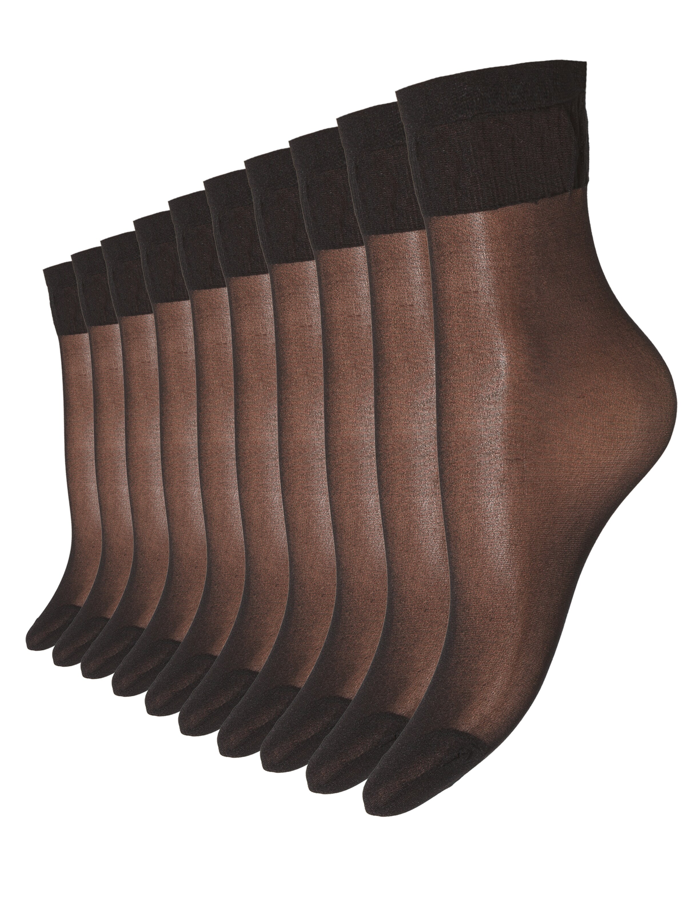 Cotton Prime - Meias em preto: frente