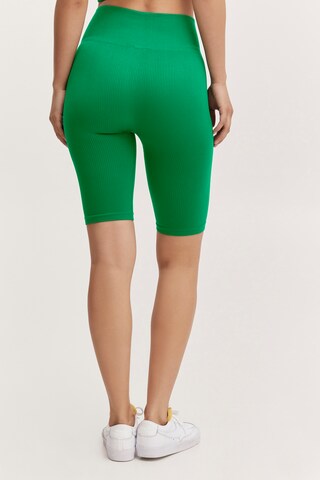 The Jogg Concept Skinny Workout Pants 'SAHANA' in Green