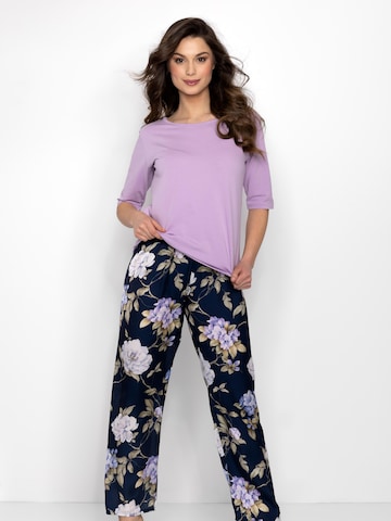 Momenti Per Me Pyjama 'Always Win'‌‌‌‌‌‌‌ in Blau