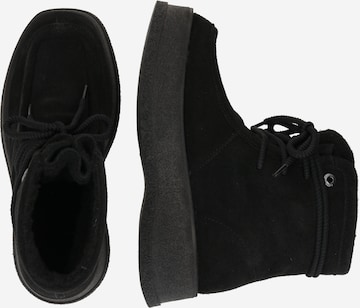 BRONX Lace-Up Ankle Boots ' Phoeb-E' in Black