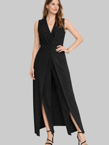 Tuta jumpsuit di Madnezz House in nero: frontale