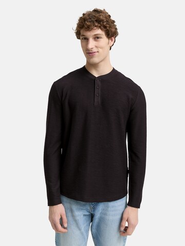 TOM TAILOR DENIM Shirt in Black: front