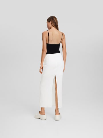 Jupe Bershka en blanc