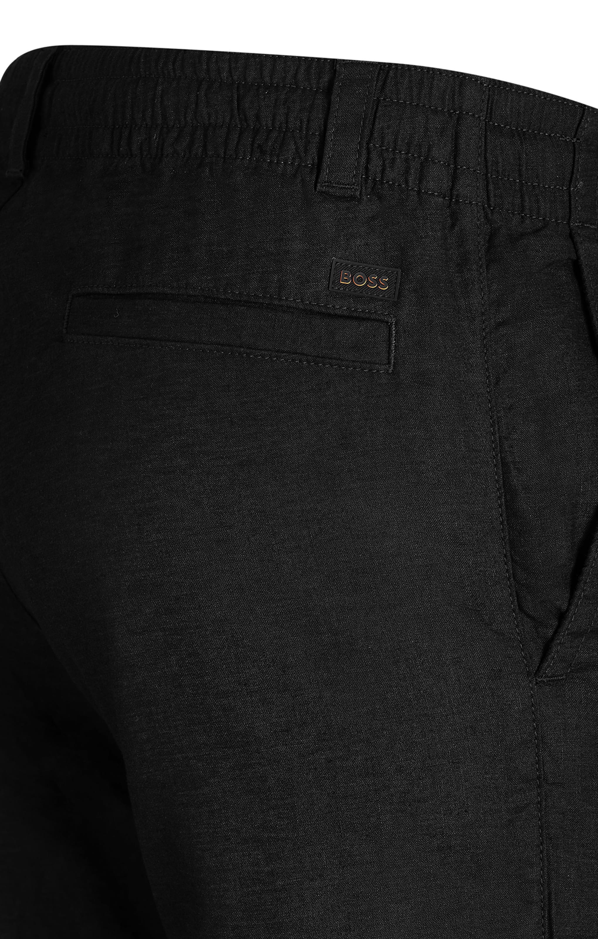 BOSS Regular Pants 'Sanderson' in Black