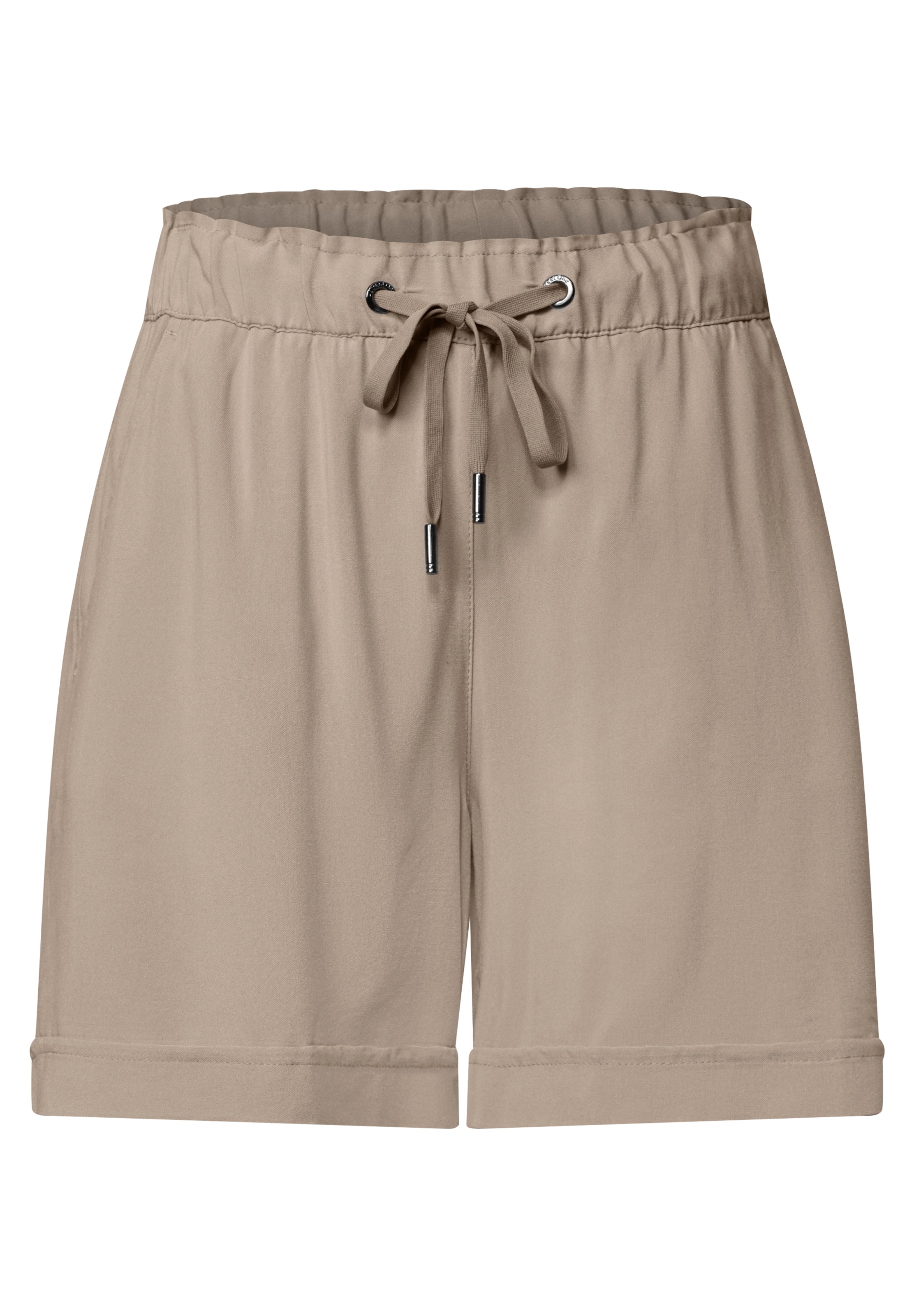 STREET ONE Loose fit Pants in Beige: front