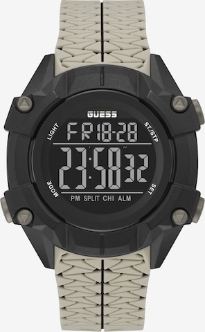 GUESS Digital Watch ' REX ' in Beige: front