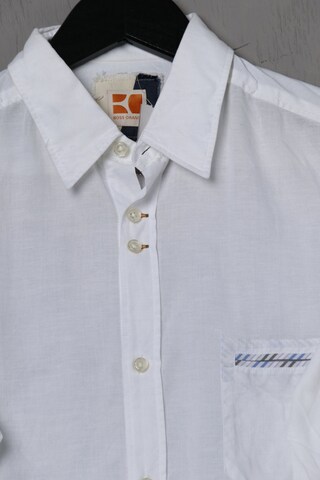 BOSS Orange Button Up Shirt in S in White