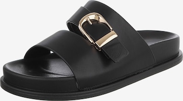 Ital-Design Mules in Black: front