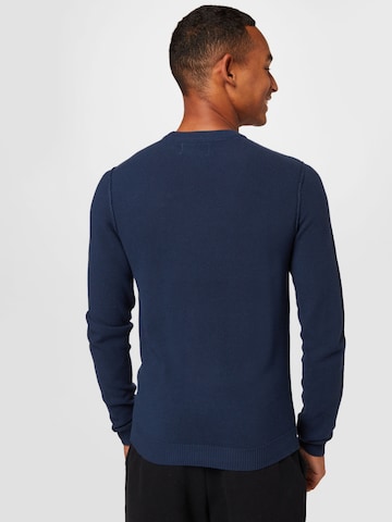 BLEND Pullover in Blau