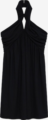 MANGOKoktel haljina 'Vestido' - crna boja: prednji dio