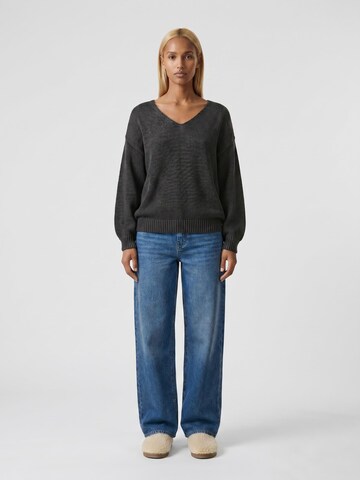 americandreams Oversized sweater 'Milana Cotton' in Black