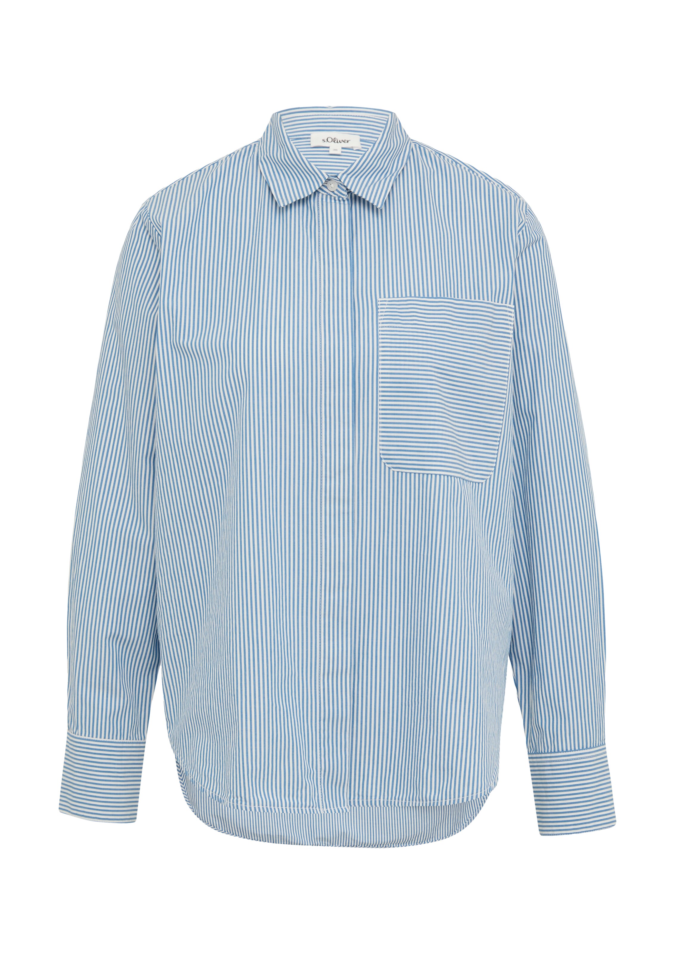 s.Oliver Bluse in Blau: Vorderseite