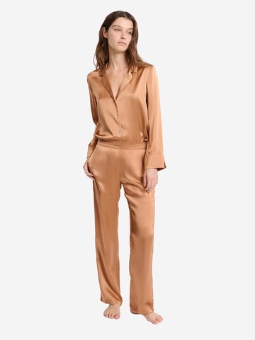 ETAM Pyjamahose 'Gamme' in Beige