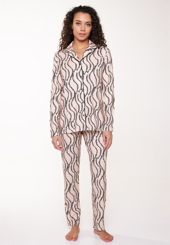 LingaDore Pajama in Beige: front