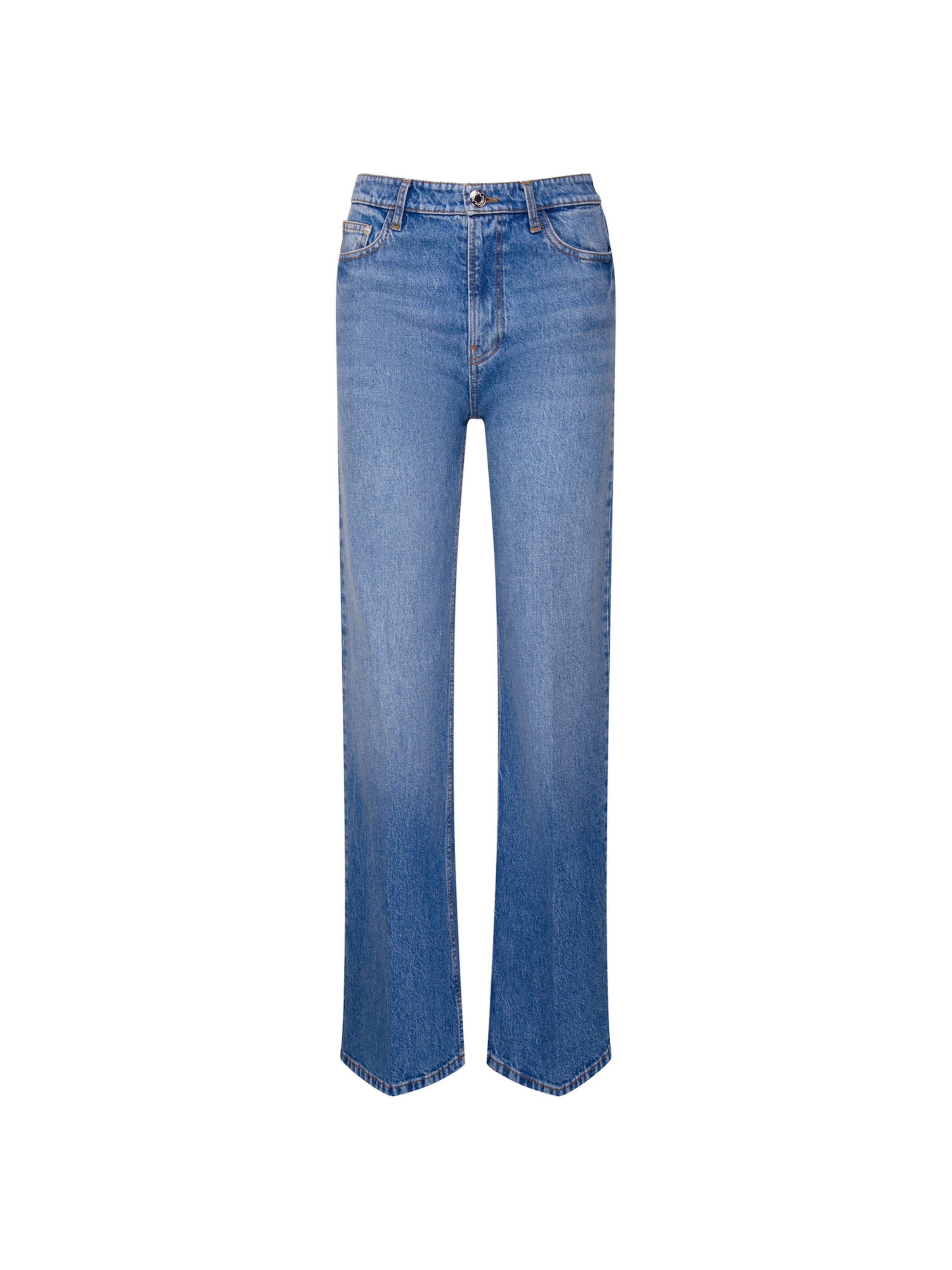 Regular Pantalon à plis 'August Drop 252' SEIDENSTICKER en bleu : devant