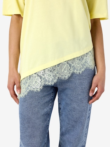 T-shirt Noisy may en jaune