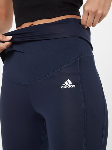 ADIDAS SPORTSWEAR Skinny Sportbroek 'Designed To Move ' in Blauw