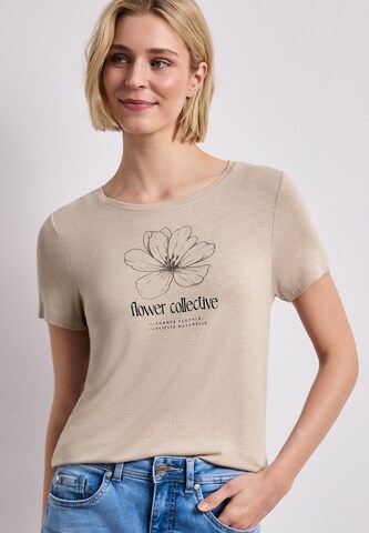 STREET ONE Shirt in Beige: Vorderseite