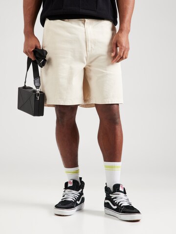 Carhartt WIP Loosefit Bukser 'Drewe' i beige: forside