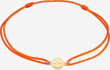 Bracelet 'Smiling Face' ELLI en orange : devant