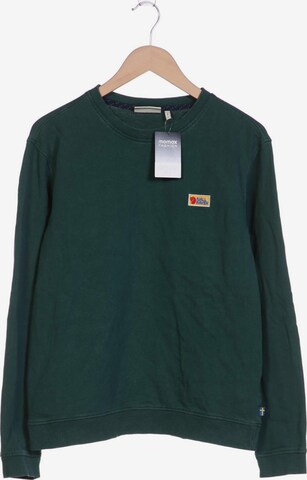 Fjällräven Sweatshirt & Zip-Up Hoodie in L in Green: front