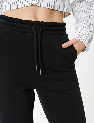 Koton Tapered Trousers in Black