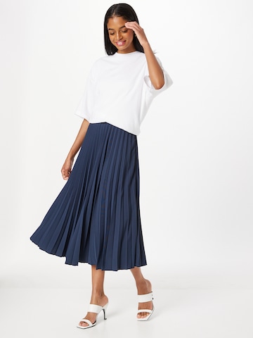KnowledgeCotton Apparel Skirt 'Daffodil' in Blue
