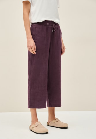 CECIL Loose fit Pants in Red: front