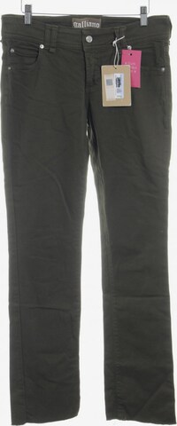 Galliano Straight-Leg Jeans 30-31 in Grün: predná strana