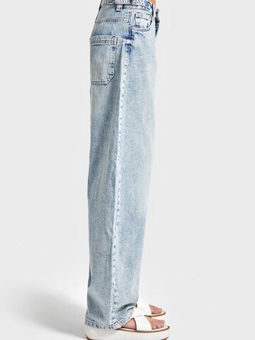 IT'S BASIC Loosefit Jeans 'Skater Mid Rise' in Blauw