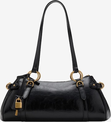 MANGO Torba na ramię w kolorze czarny: przód