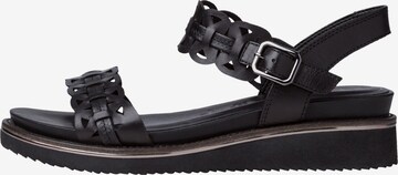 TAMARIS Strap Sandals in Black