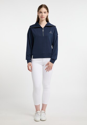 DreiMaster Maritim Sweatshirt 'Bridgeport' in Blue