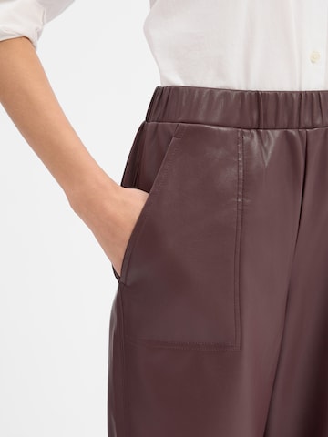 Marie Lund Regular Broek in Lila