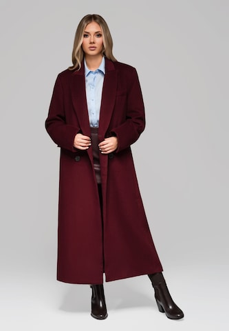 Ombre Between-seasons coat in Red