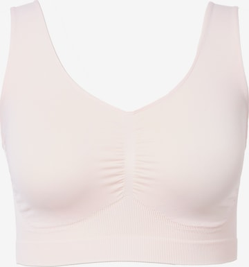 Bustier Soutien-gorge Ulla Popken en rose : devant
