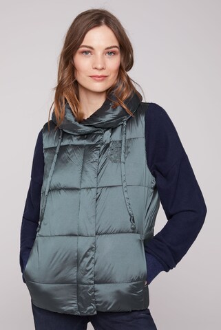 Soccx Bodywarmer in Groen: voorkant
