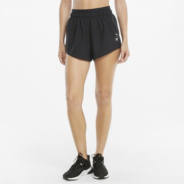 PUMA Regular Sportshorts in Schwarz