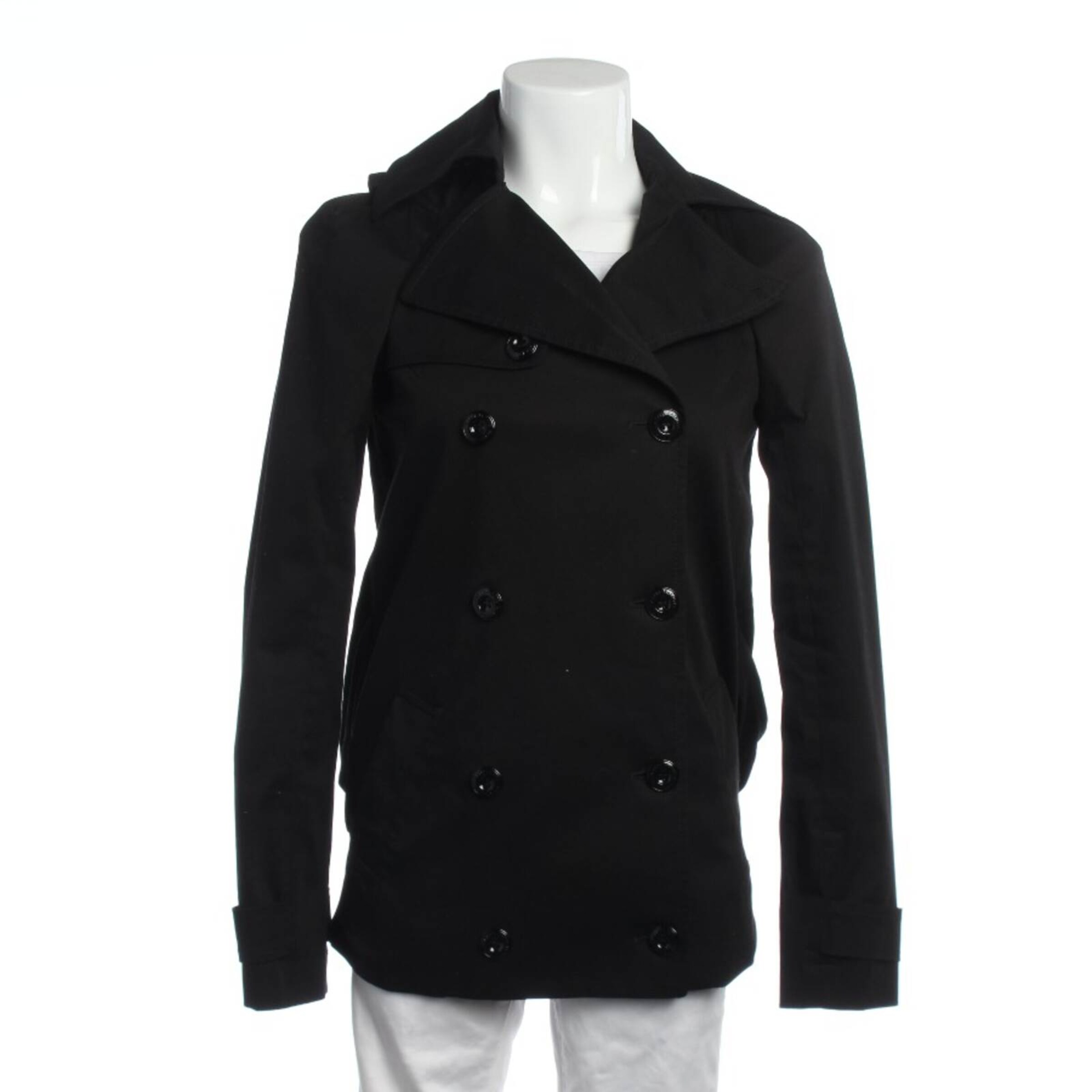 PATRIZIA PEPE Jacket & Coat in XS in Black: front