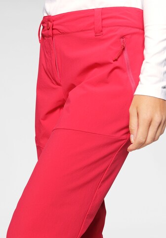 Schöffel Regular Outdoor Pants 'Caracas 2' in Red