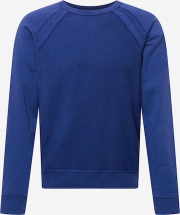 Folk Sweatshirt in Blau: predná strana