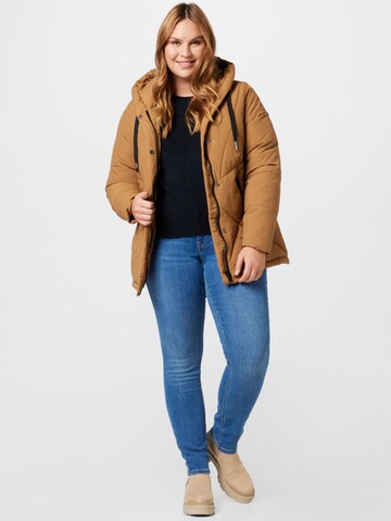 Zizzi - Chaqueta de invierno 'Mharbour' en marrón