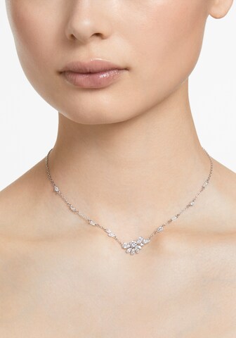 Swarovski Ketting 'Gema' in Zilver: voorkant